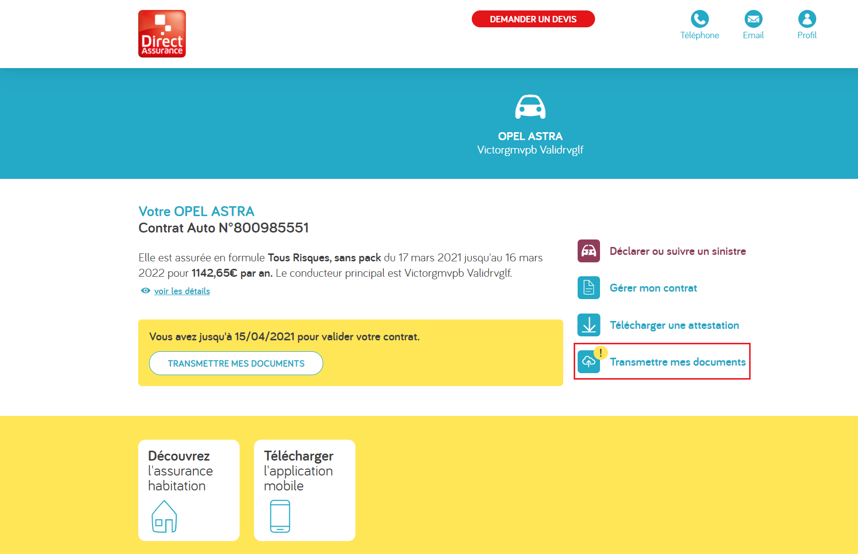 Comment signer électroniquement votre contrat ? Direct Assurance